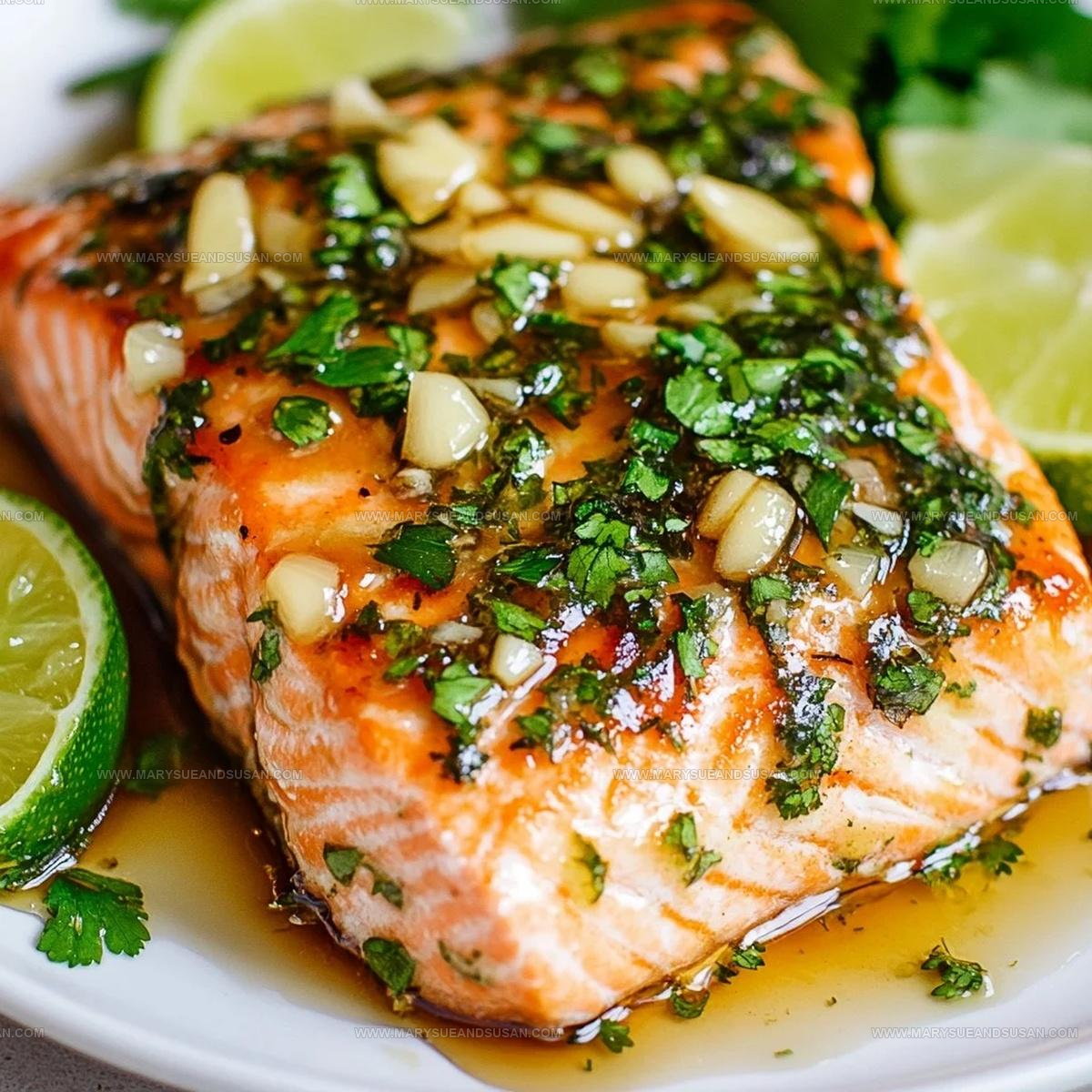 Cilantro Lime Honey Garlic Salmon Recipe