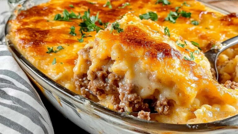 Cheddar Bay Biscuit Ground Beef Cobbler Recipe