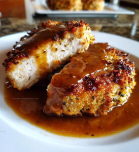 Breaded Pork Chops And Gravy Recipe