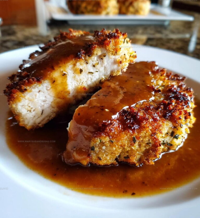Breaded Pork Chops And Gravy Recipe