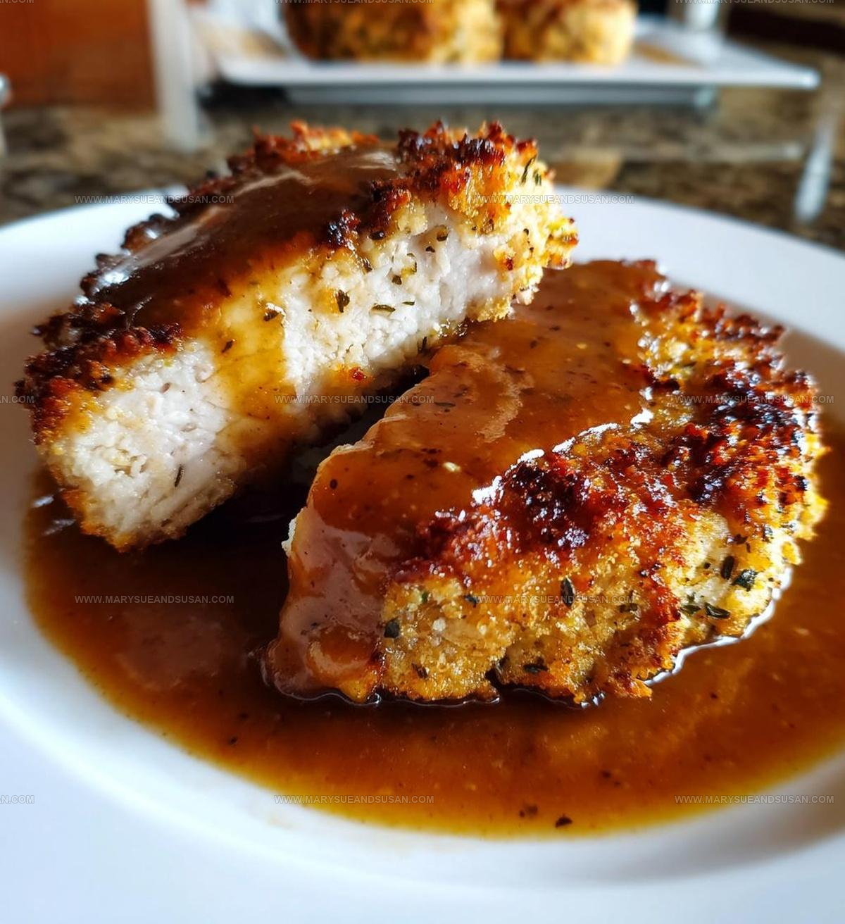 Breaded Pork Chops And Gravy Recipe