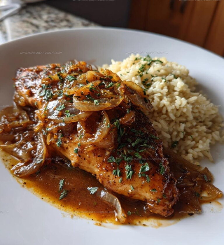 Skillet Chicken In Onion Sauce Recipe