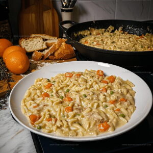 Stovetop Creamy Chicken Pot Pie Recipe