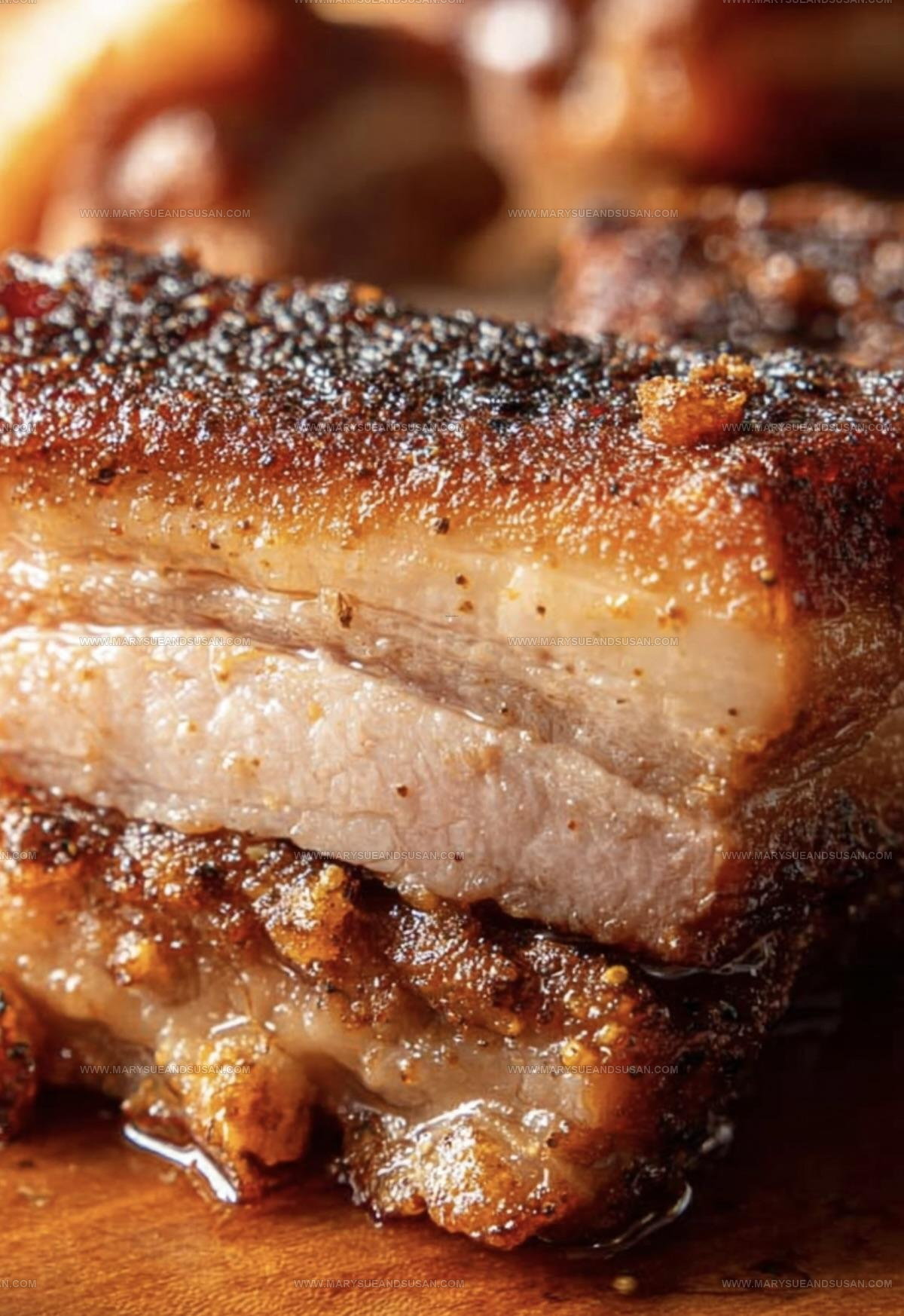Honey Glazed Crispy Pork Belly Recipe