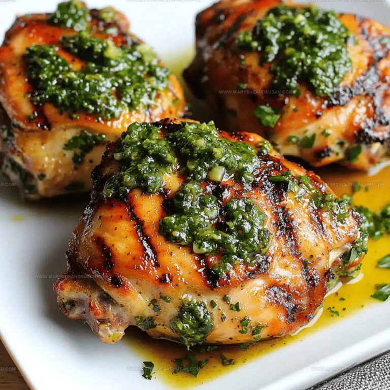 Zesty Chimichurri Chicken Thighs Recipe
