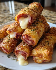 Ham Mozzarella Sticks Recipe