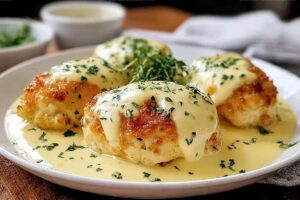 Crescent-Wrapped Chicken Pillows Parmesan Sauce Recipe