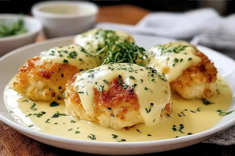Crescent-Wrapped Chicken Pillows Parmesan Sauce Recipe