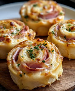 Hot Ham And Cheese Pinwheels Recipe
