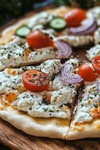 Tzatziki Chicken Pizza Recipe