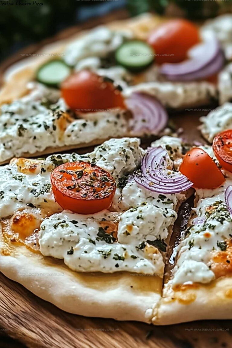 Tzatziki Chicken Pizza Recipe