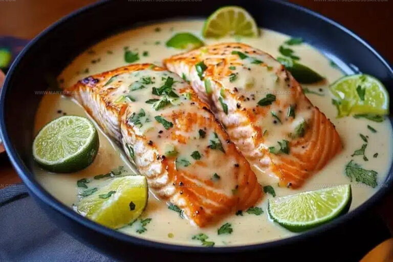 Coconut Lime Poached Salmon Recipe