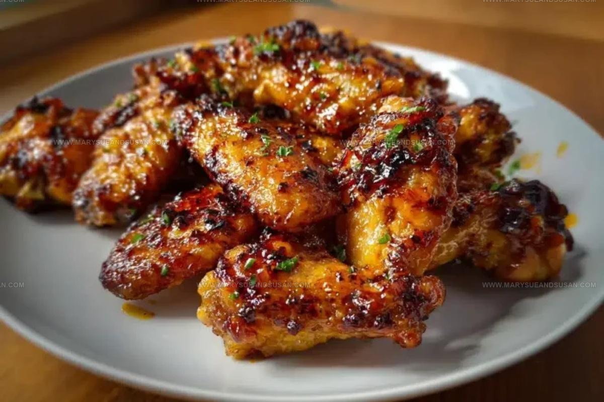 Sticky Pineapple Teriyaki Chicken Wings Recipe