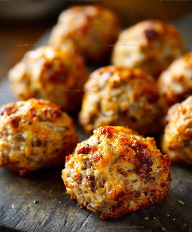 Beef Sausage Balls Recipe