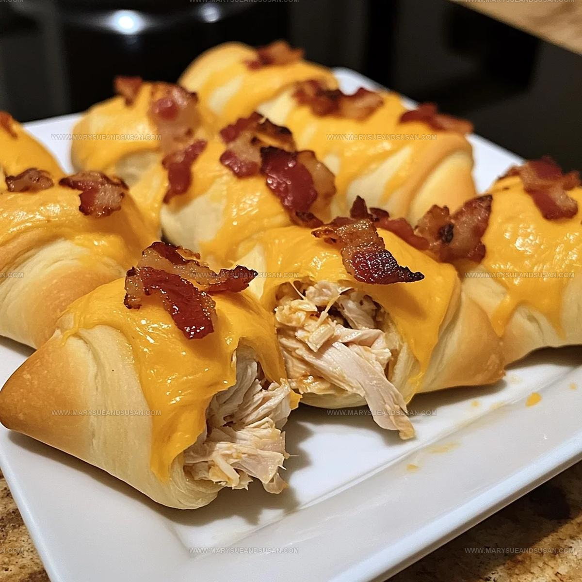 Cheesy Bacon Chicken Crescent Bombs Recipe