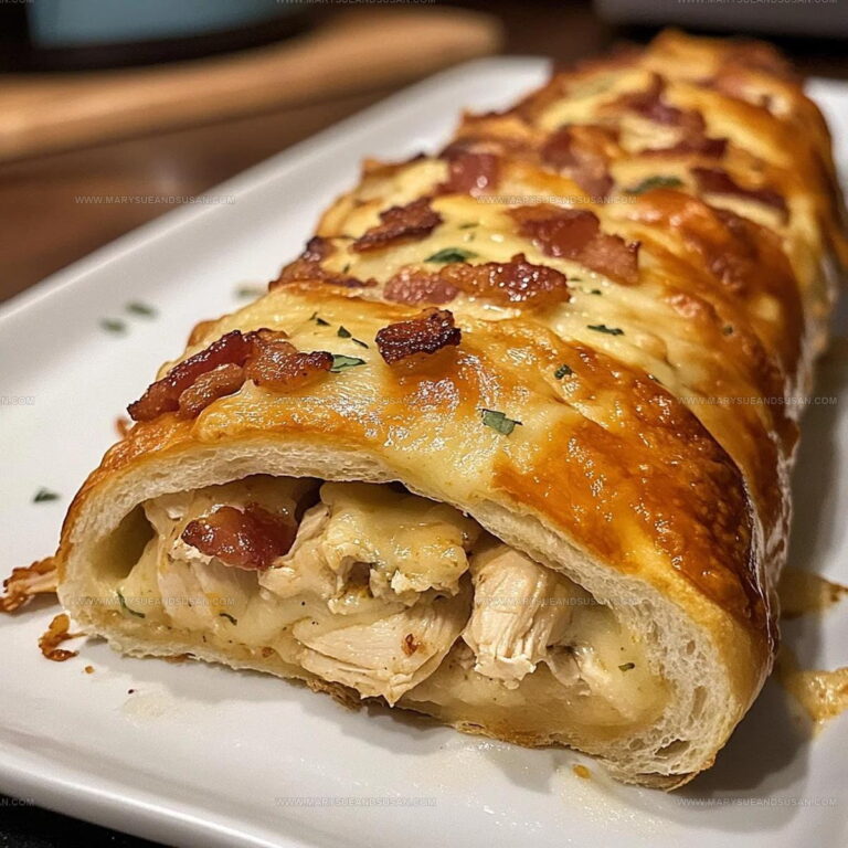 Bacon Ranch Chicken Stromboli Recipe