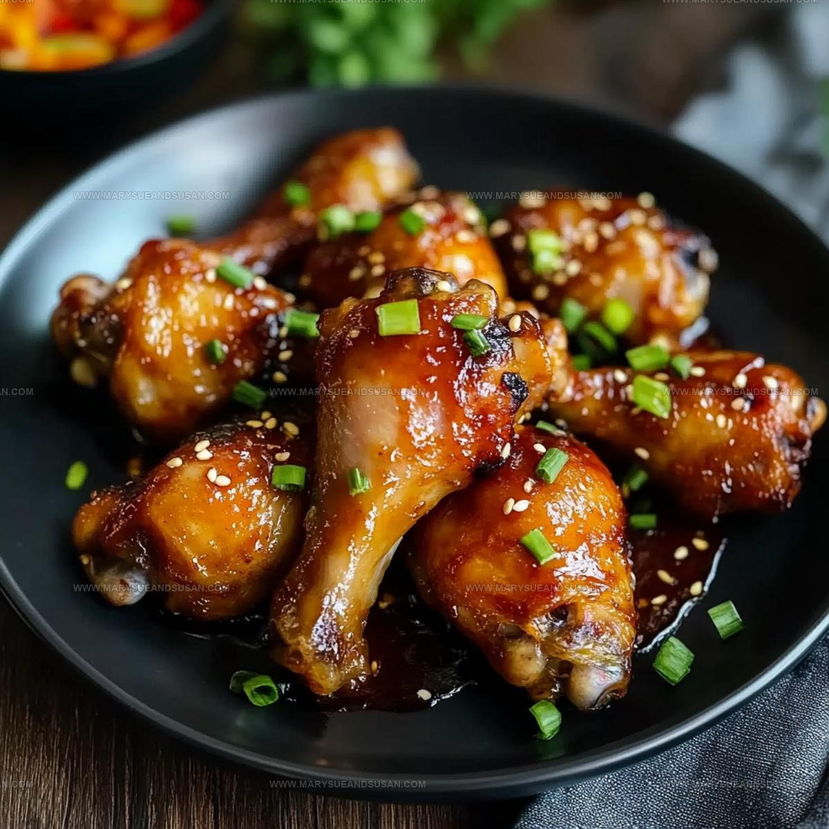 Spicy Hot Honey BBQ Chicken Drumsticks Recipe