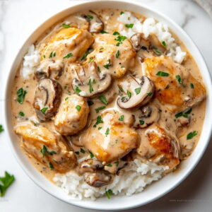 Cream Of Mushroom Rice And Chicken Recipe