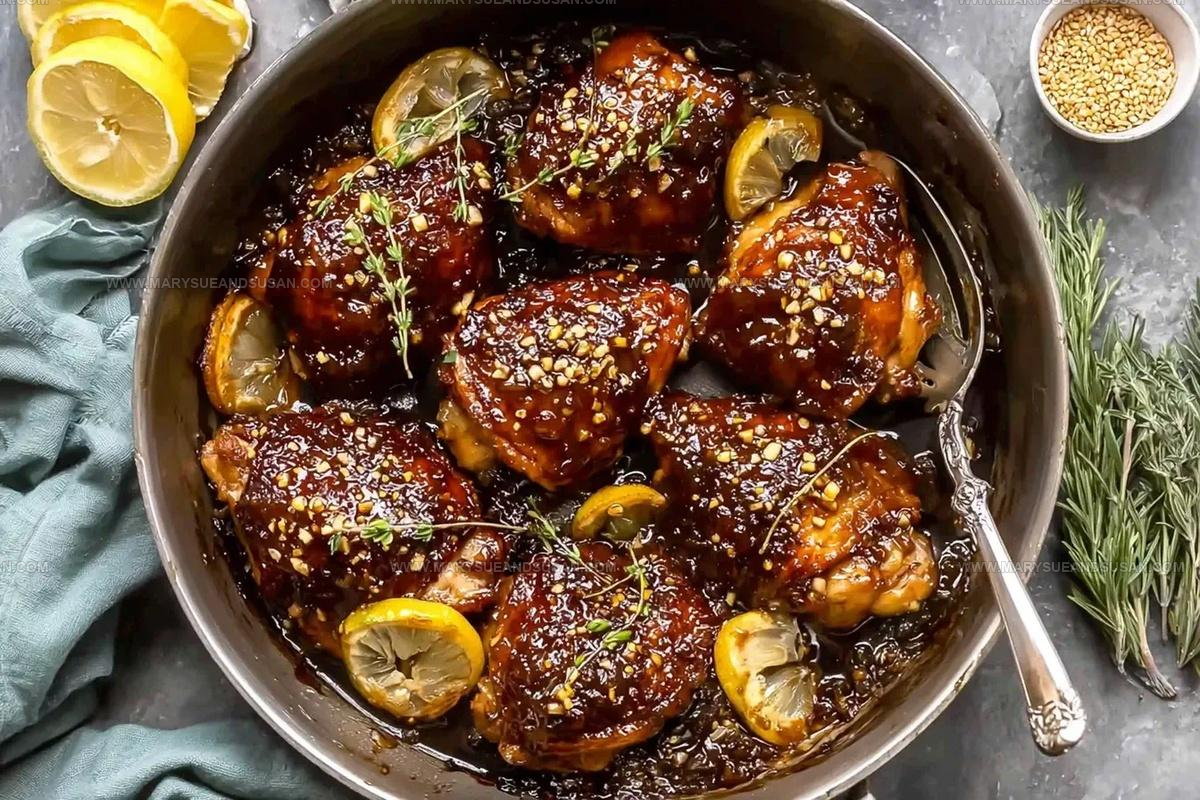 Balsamic Fig Glazed Chicken Recipe
