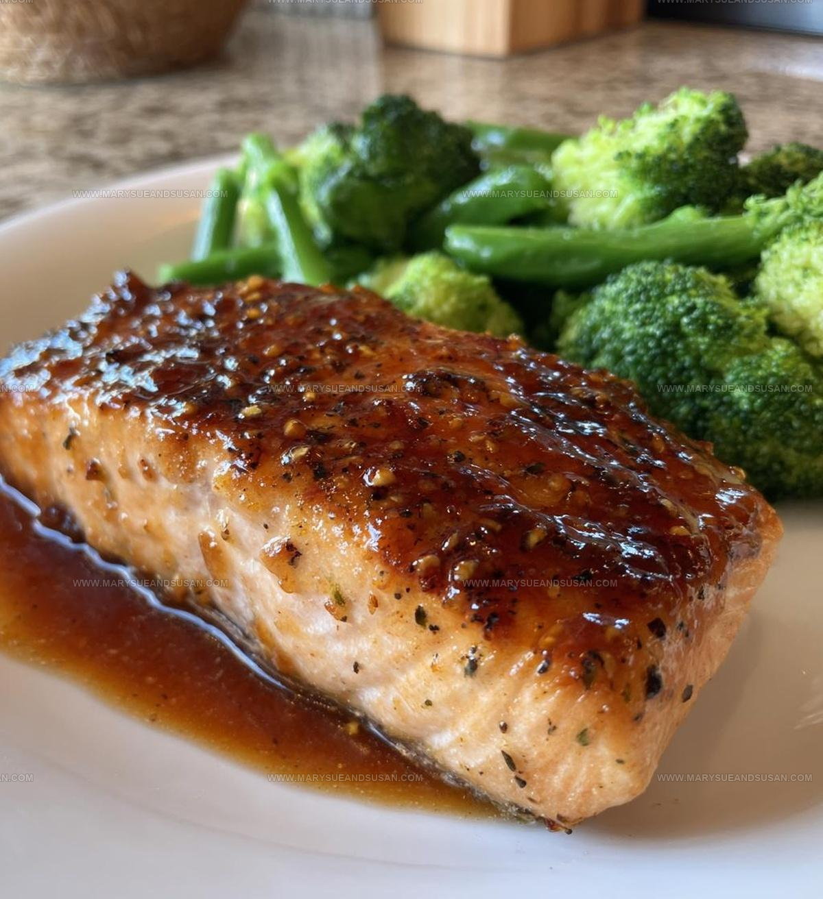 Maple Bourbon Glazed Salmon Recipe