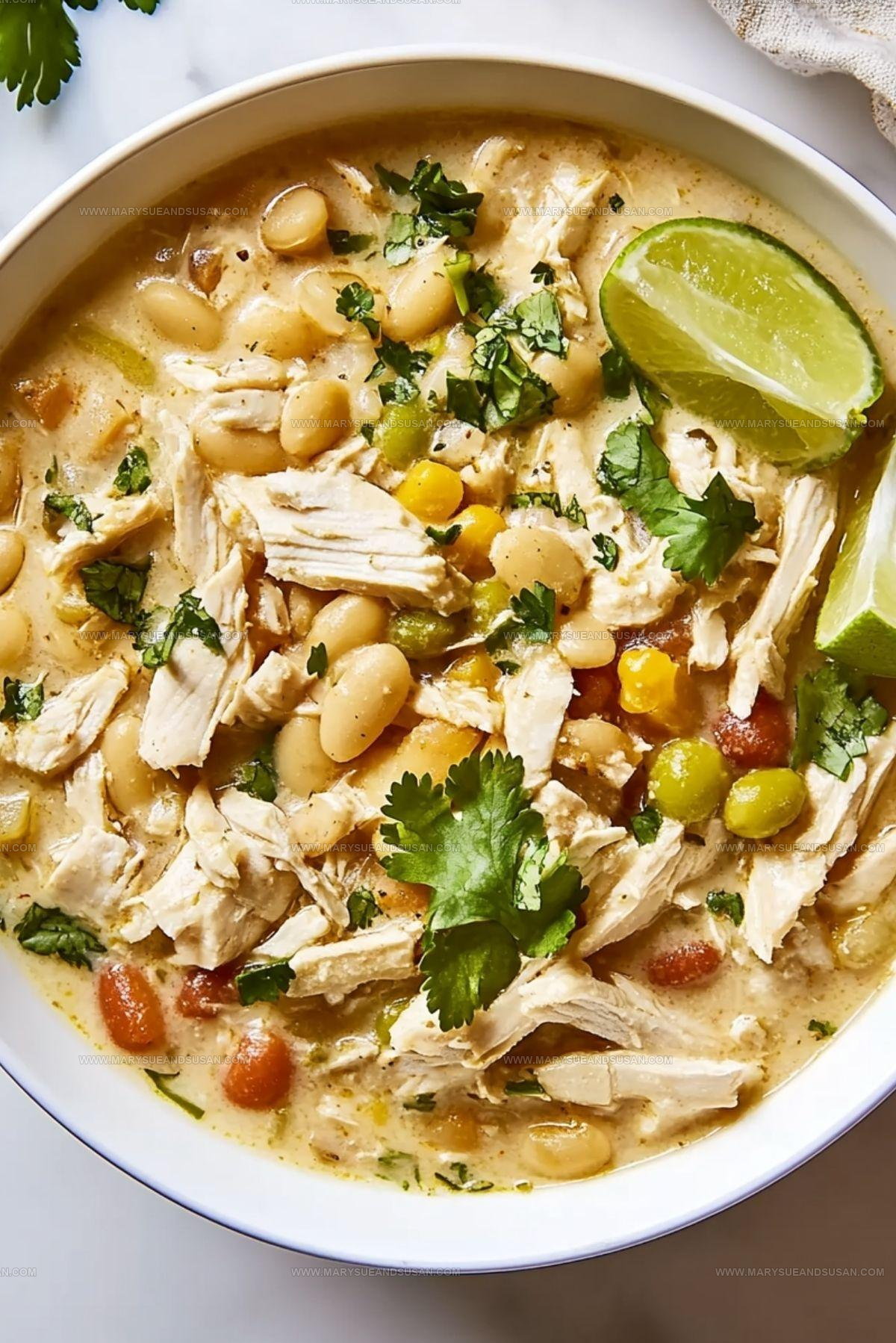 Cozy Winter White Chicken Chili Recipe