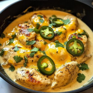 Spicy Jalapeno Chicken With Creamy Sauce Recipe
