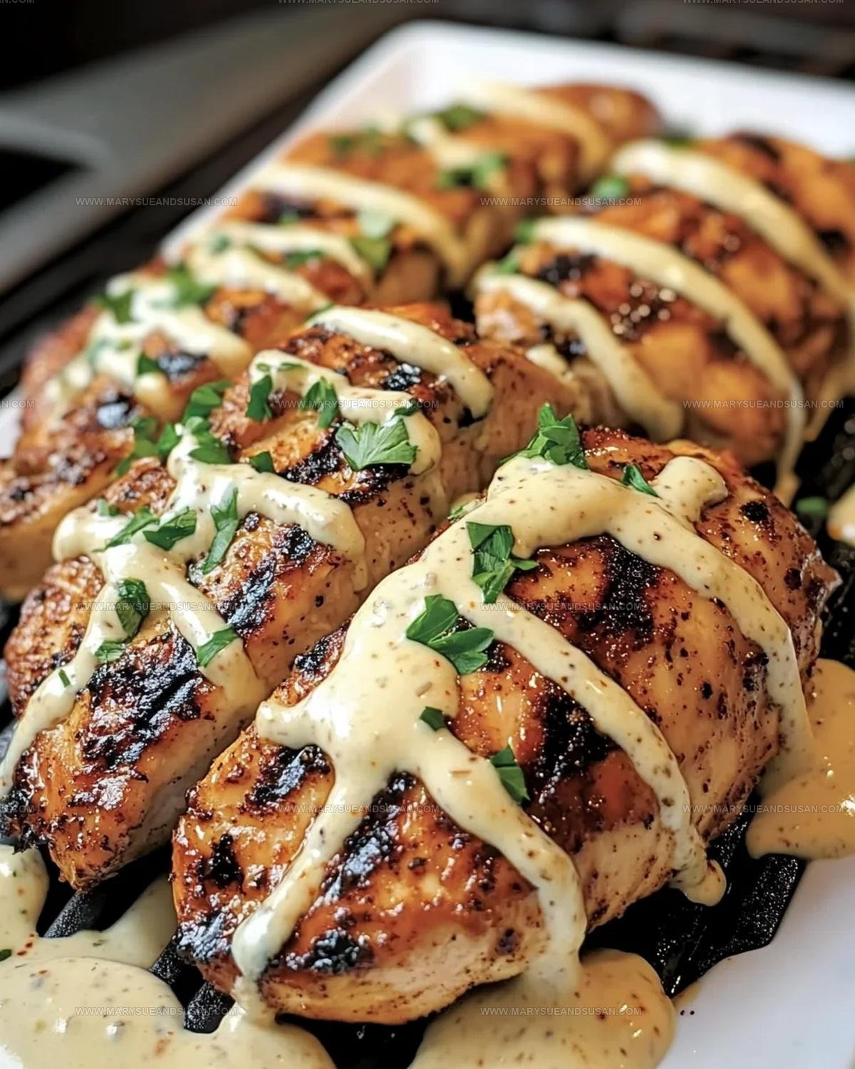 Southern Style Cajun Grilled Chicken Alabama Sauce Recipe