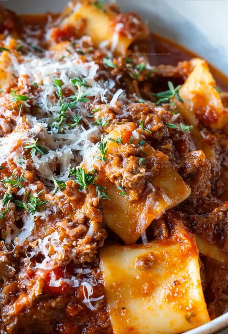 Braised Beef and Pork Ragu Recipe