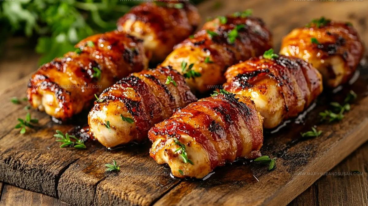Brown Sugar Bacon Wrapped Chicken Recipe