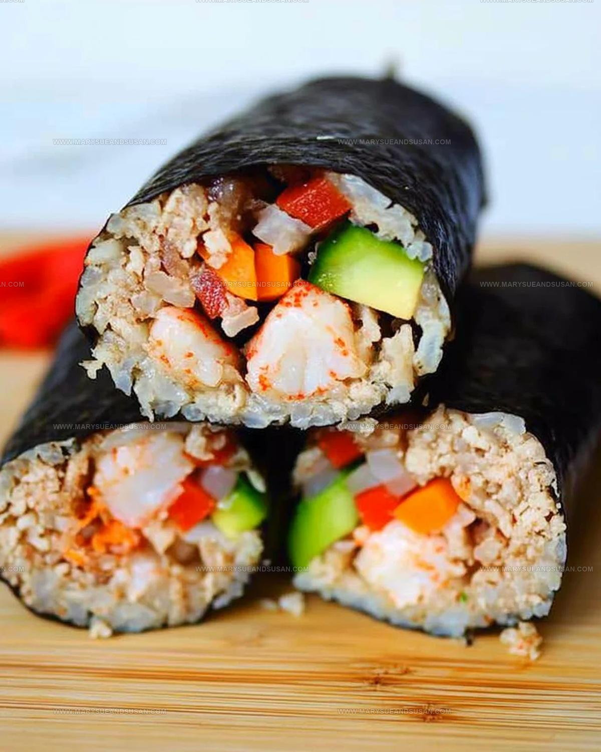 Tempura Shrimp Sushi Burrito Recipe