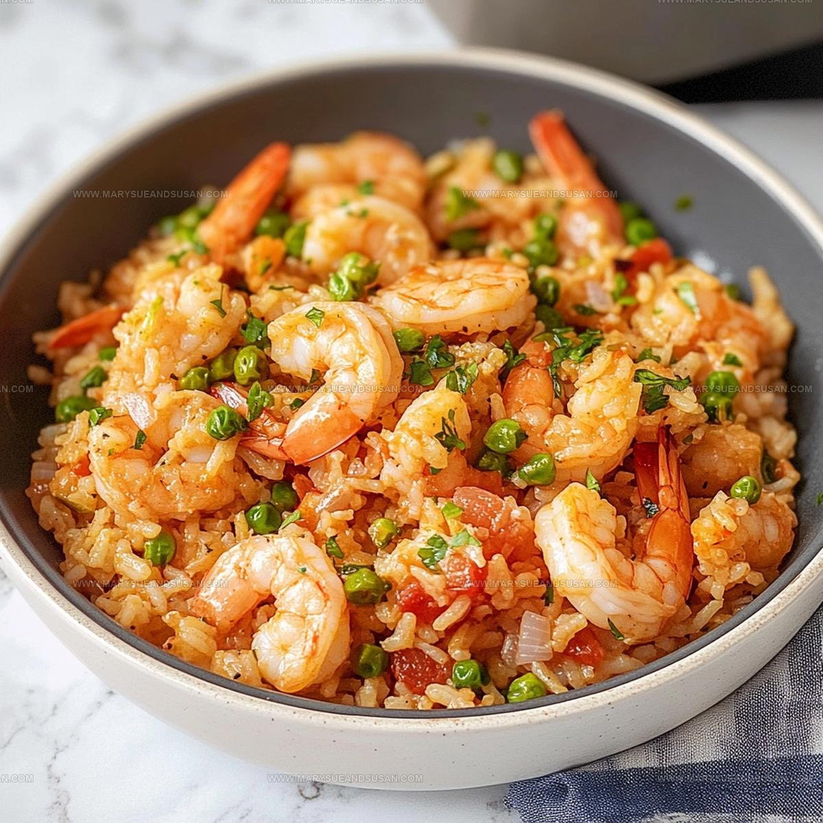 One Pan Garlic Shrimp and Rice Recipe