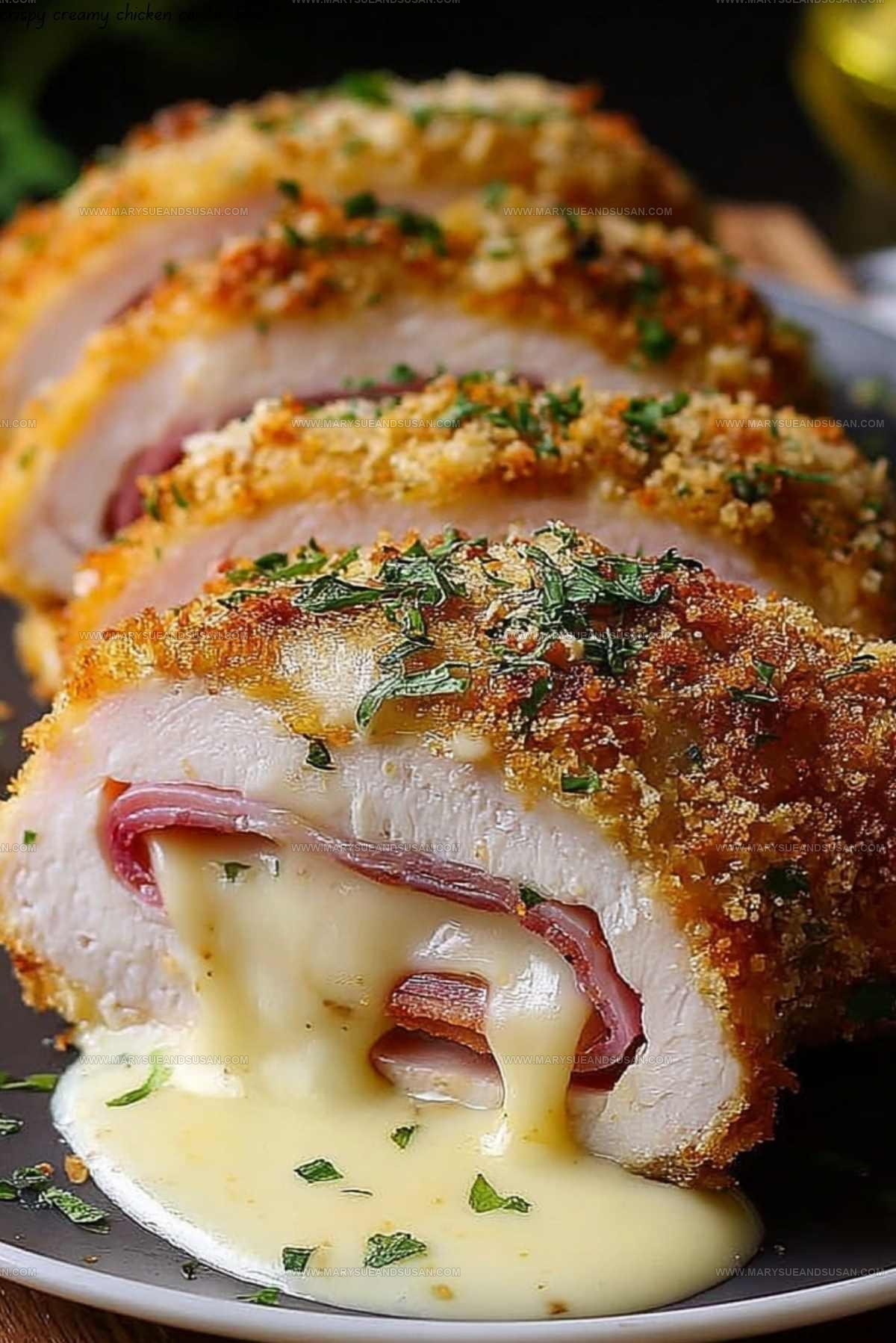 Creamy Dijon Chicken Cordon Bleu Recipe