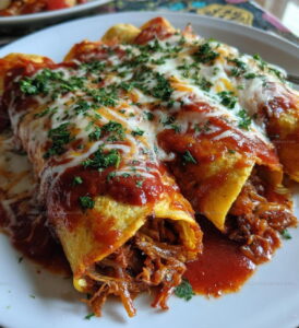 Shredded Beef Enchiladas Recipe