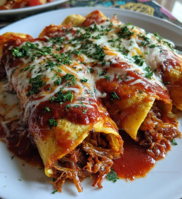 Shredded Beef Enchiladas Recipe