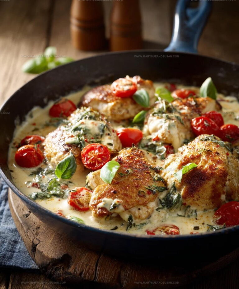Mozzarella Chicken In Basil Cream Sauce Recipe