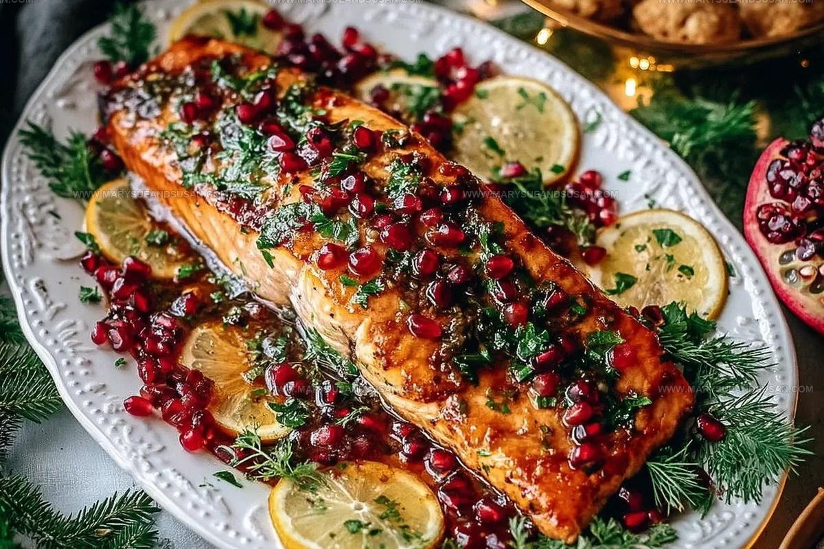 Pomegranate And Orange Glazed Salmon Recipe
