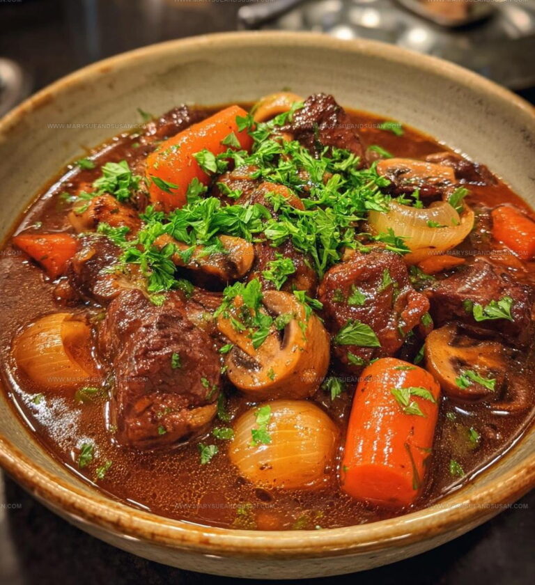 French Bistro Beef Bourguignon Recipe