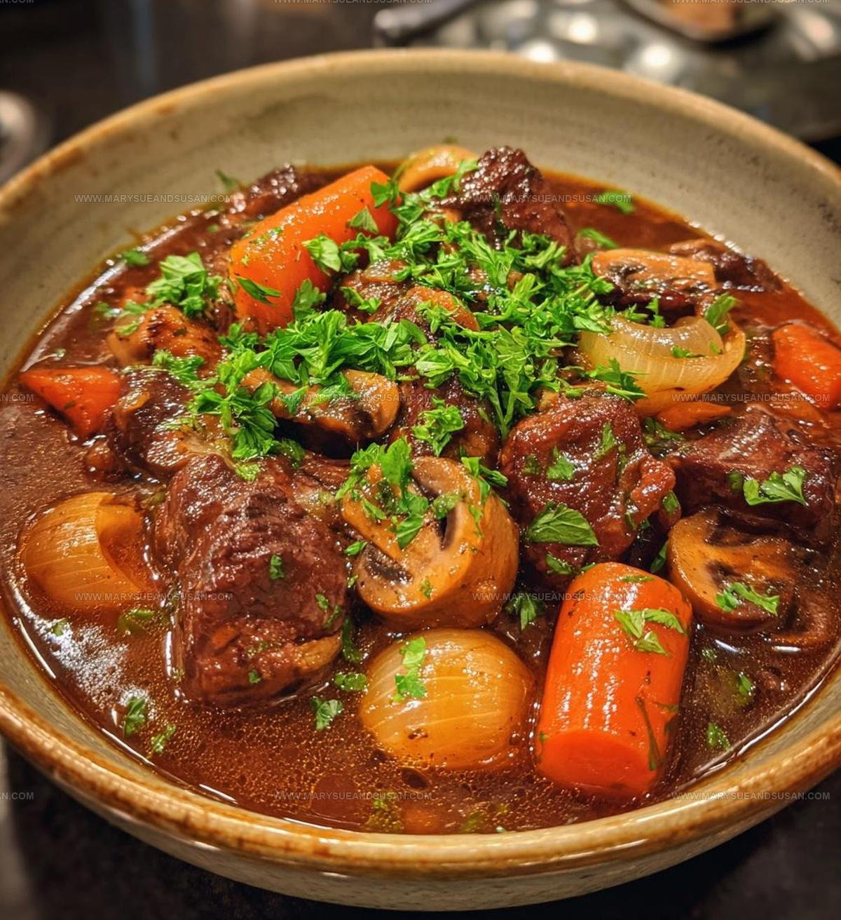 French Bistro Beef Bourguignon Recipe