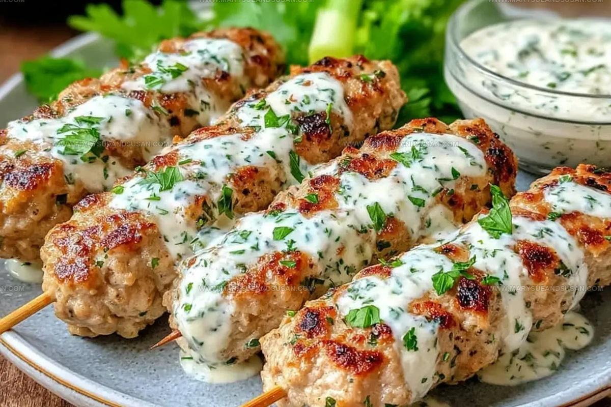 Middle Eastern Chicken Kofta Yogurt Recipe