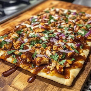 BBQ Chicken Flatbread Pizza Recipe