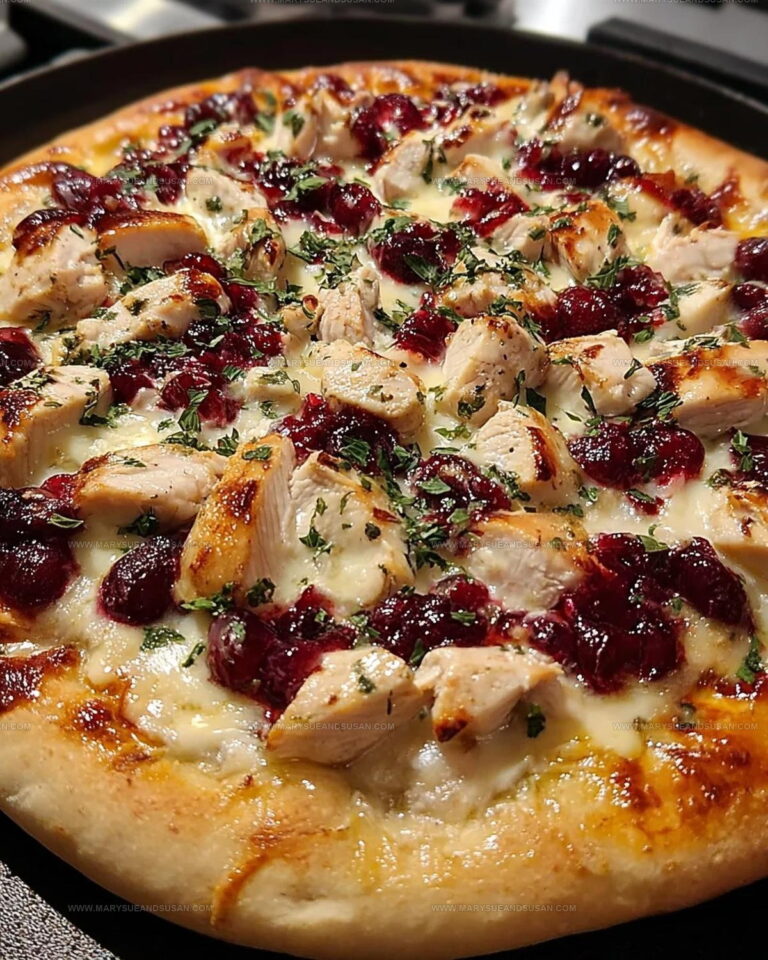 Cranberry Chicken and Brie Pizza Recipe