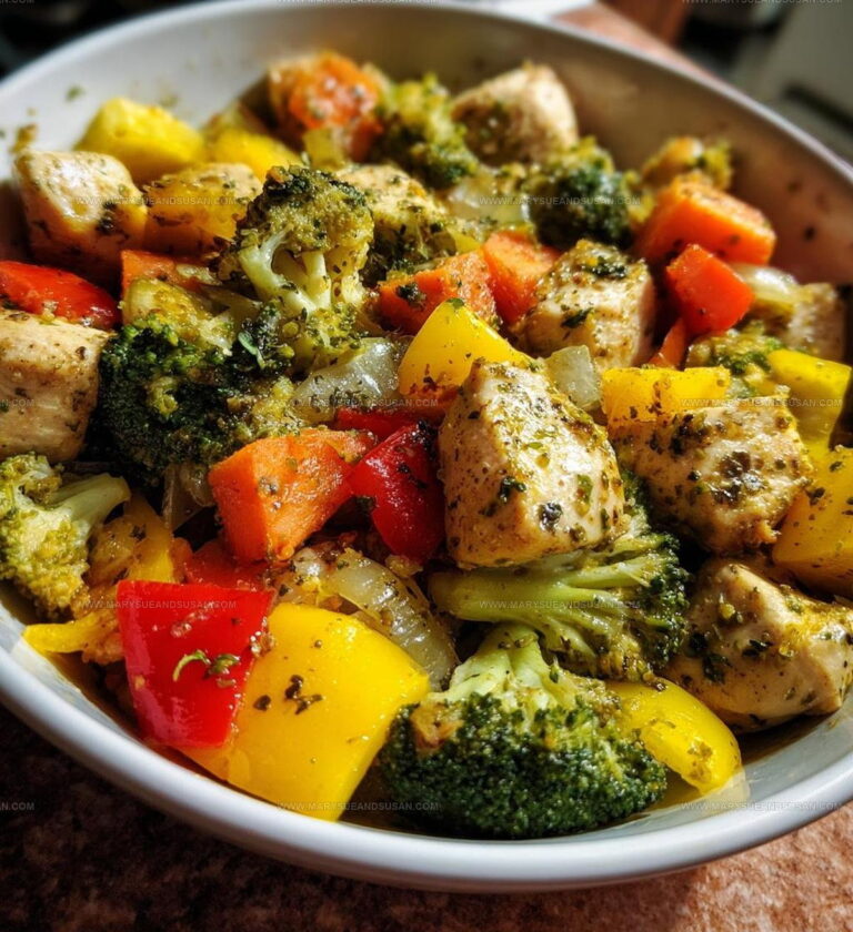 20 Minute One Pan Chicken And Veggies Recipe