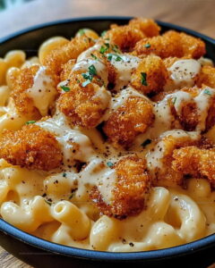 Crispy Honey Pepper Chicken Mac And Cheese Recipe