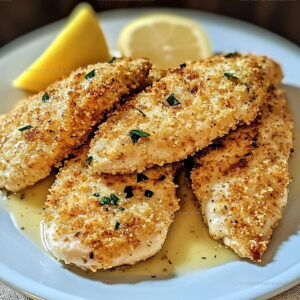 Irresistible Lemon Garlic Parmesan Chicken Tenders Recipe