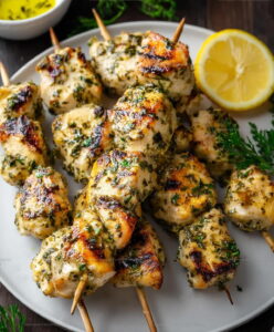 Perfect Lemon Herb Chicken Skewers Recipe