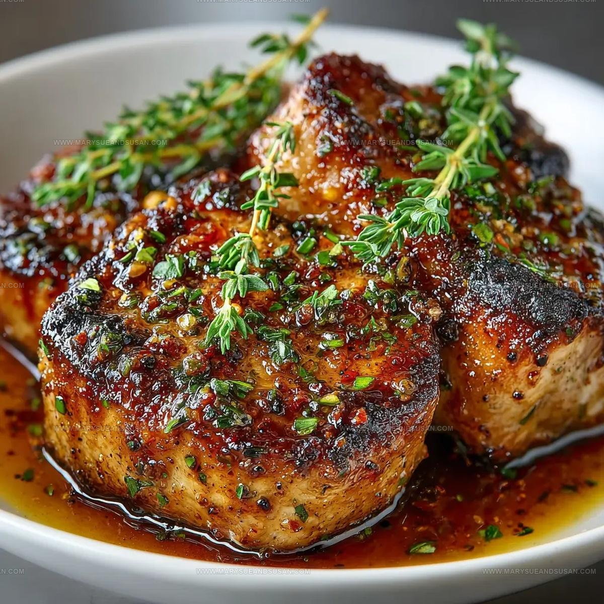 Apple Cider Glazed Pork Chops Recipe