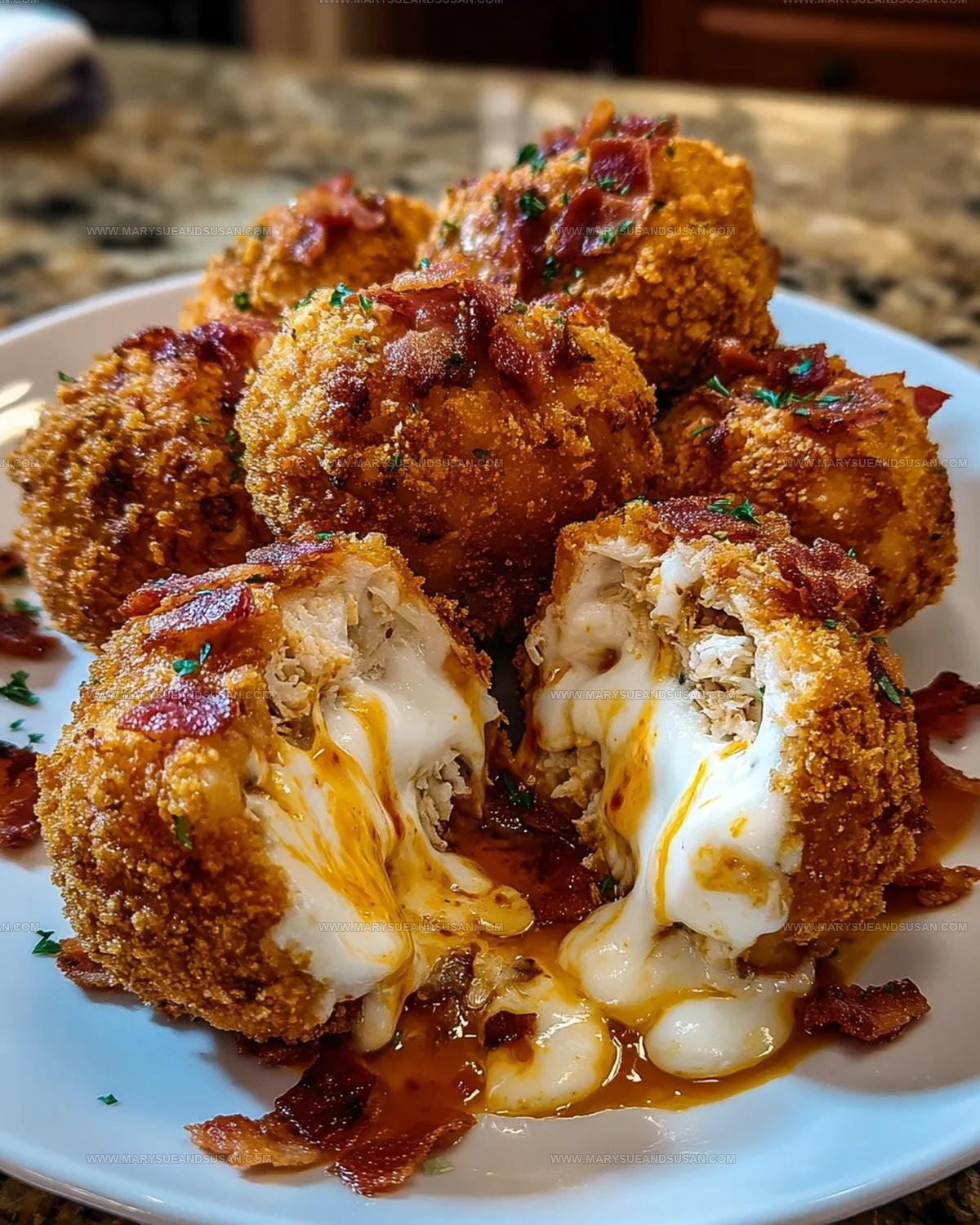 Buffalo Chicken Bacon Mozzarella Bombs Recipe