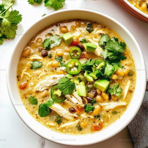 Cozy Creamy White Chicken Chili Recipe