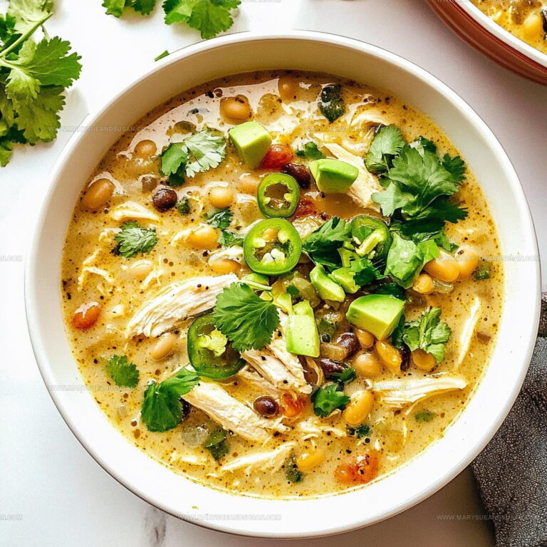 Cozy Creamy White Chicken Chili Recipe