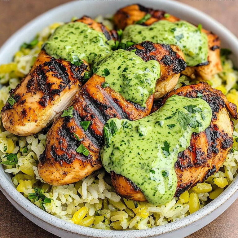 Peruvian Green Sauce Chicken Rice Recipe